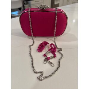 Lulu Townsend Hot Pink Evening Clutch/Purse NWOT